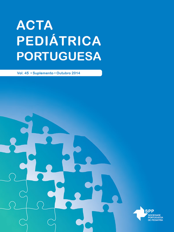 					View Vol. 45 (2014): Suplemento - 15º Congresso Nacional de Pediatria
				
