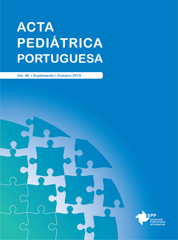 					View Vol. 46 (2015): Suplemento - 16º Congresso Nacional de Pediatria
				